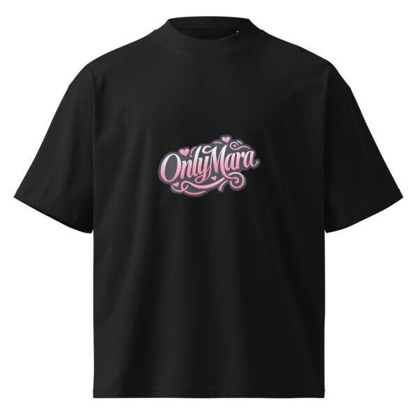 Unisex organic oversized high neck t-shirt - Image 5