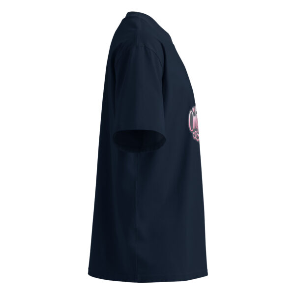 Unisex organic oversized high neck t-shirt - Image 3