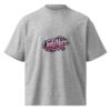 Unisex organic oversized high neck t-shirt - Image 9