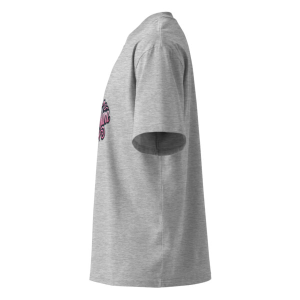 Unisex organic oversized high neck t-shirt - Image 12